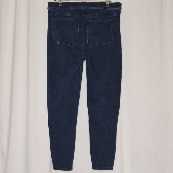 SPANX Jean-ish Ankle Leggings Pull-On Hidden Core Shaping Stretch Jeans - Sz XLP - Picture 5 of 16